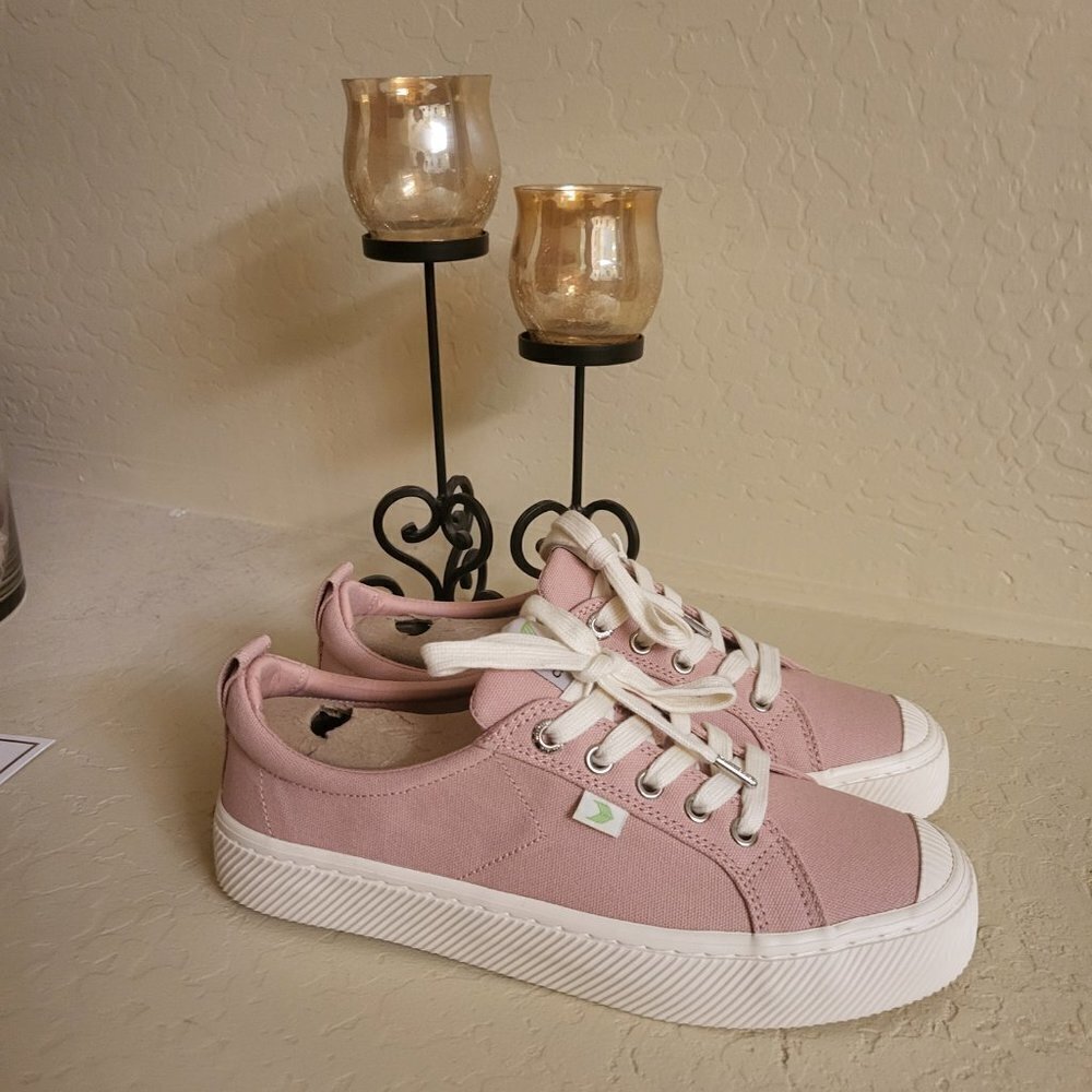Cariuma OCA low rise ROSE Thread Canvas UNISEX WOMEN 8.5/MEN 7 NIB - Picture 3 of 10